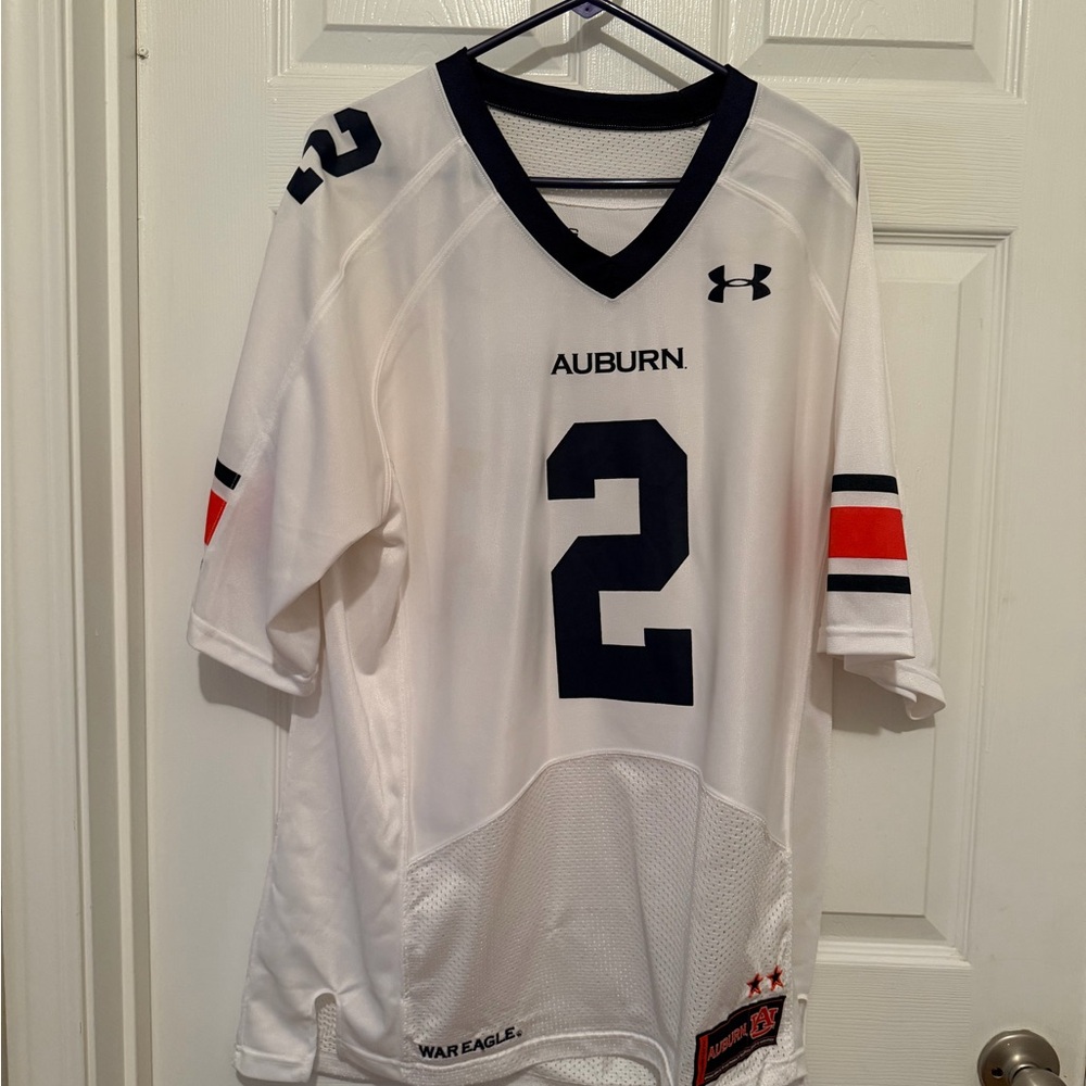 LG White and Black Athletic Shirt